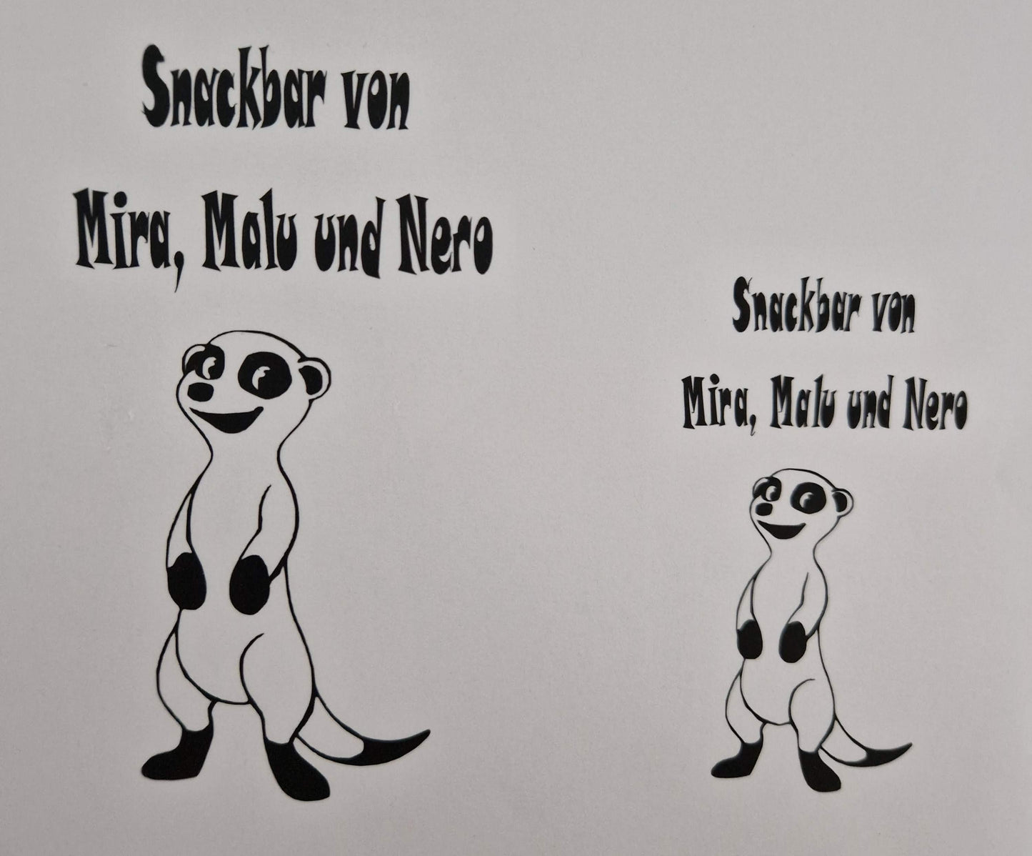 Aufbewahrungsglas für Leckerlies, Personalisierung möglich