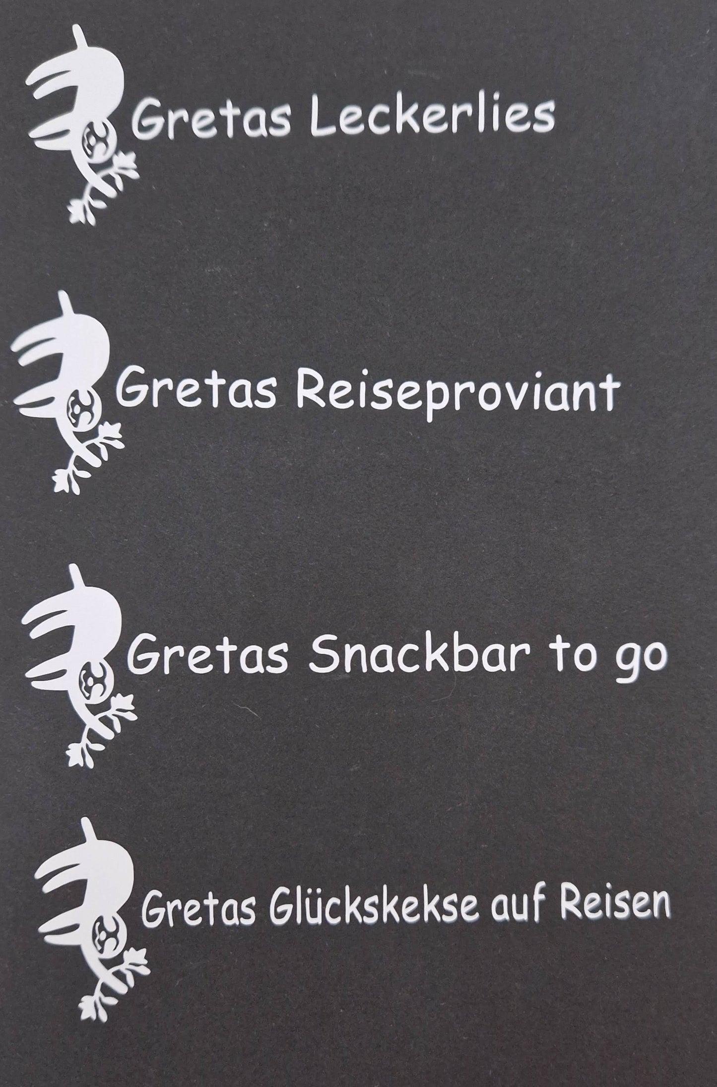 Personalisiertes Schraubglas für Reiseleckerlies