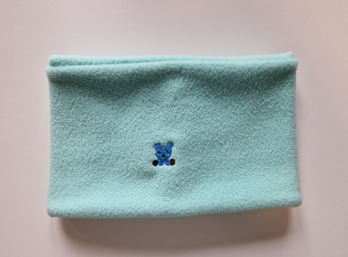 Loopschal aus Fleece mit Kordelzug und Wunschstick