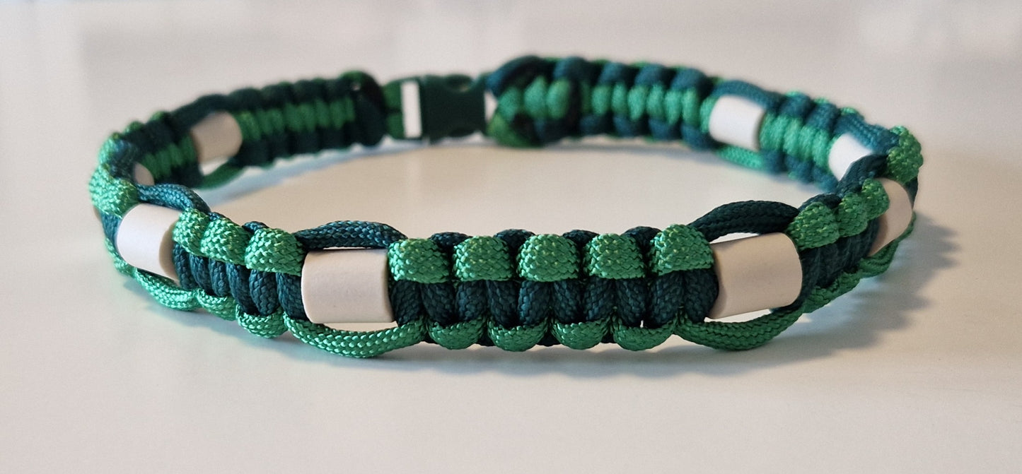 Personalisiertes oder mehrfarbiges Keramikhalsband mit Paracord