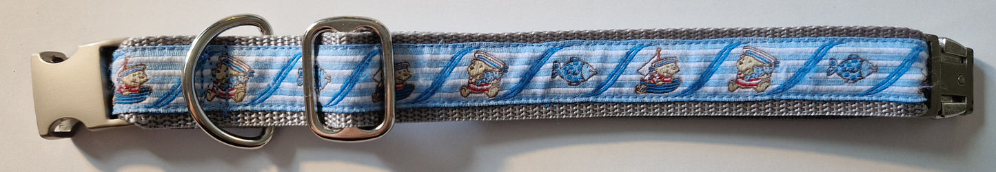 Halsband mit Webband, verstellbar