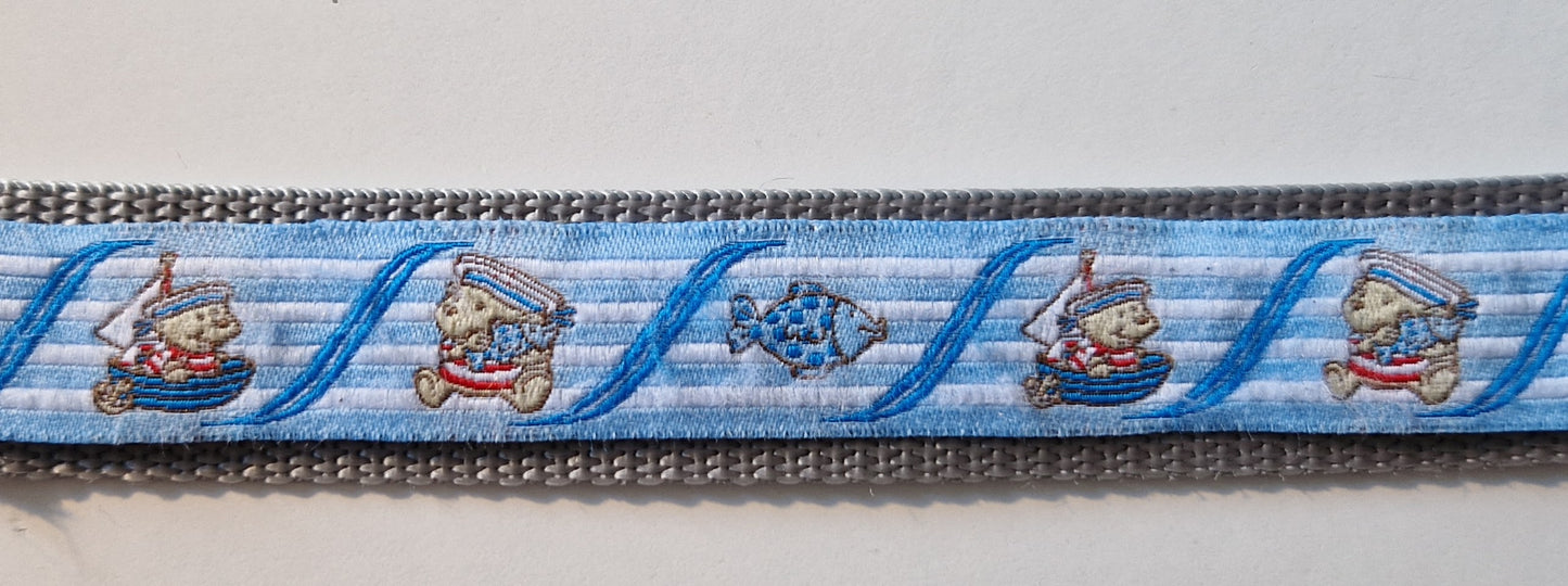 Halsband mit Webband, verstellbar