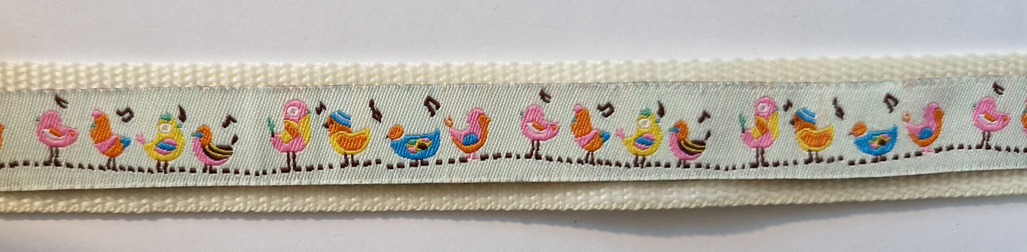 Halsband mit Webband, verstellbar