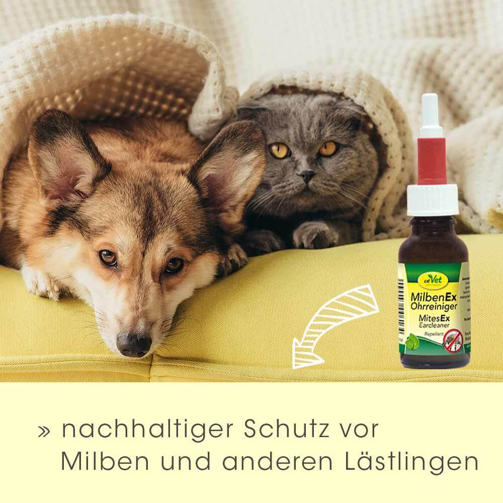 cdVet MilbenEx Ohrreiniger für Hunde, Katzen und andere Heimtiere