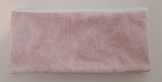 Hundeloop rosa/weiß