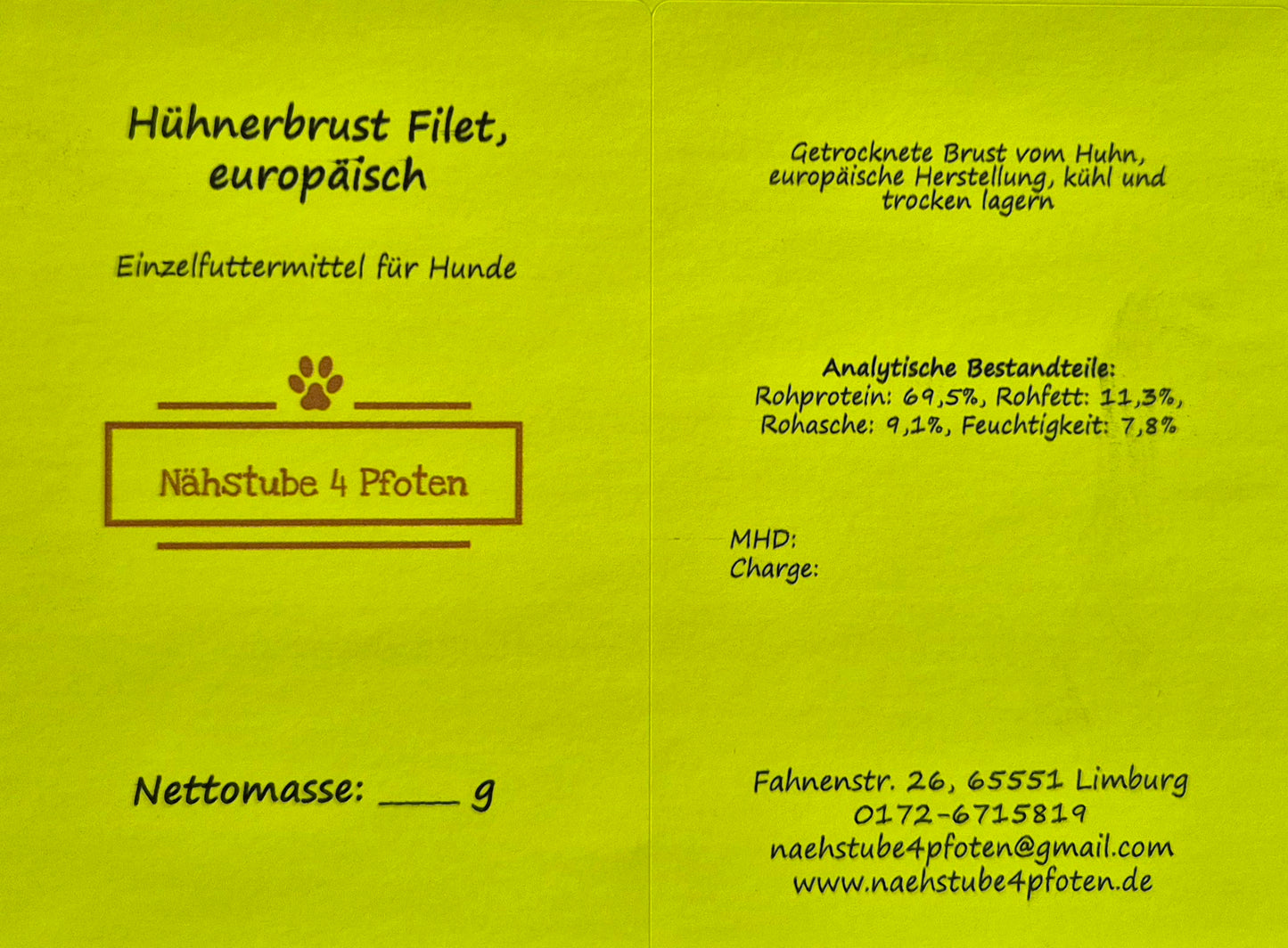 Hühnerbrust Filet, europäisch