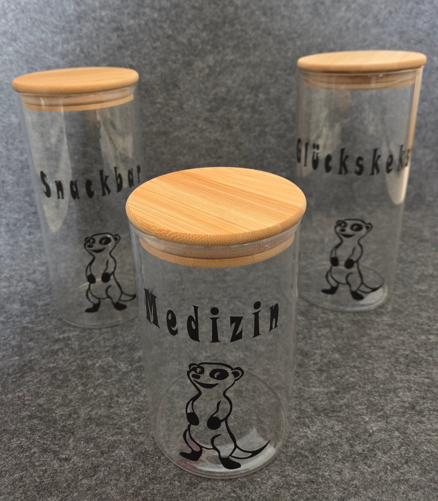 Aufbewahrungsglas für Leckerlies, Personalisierung möglich