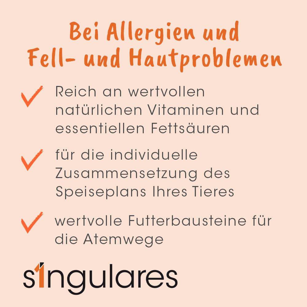 cdVet Singulares Ägyptisches Schwarzkümmelöl für Hunde und andere Heimtiere