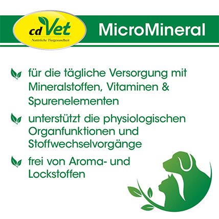 cdVet MicroMineral für Hunde und Katzen